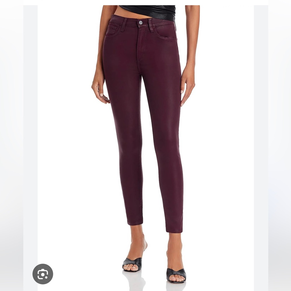 Joe’s Jeans the Charlie Merlot Coated Jeans Women’s 26
